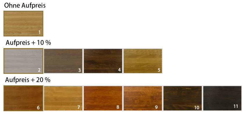 Bett Schlafzimmer Doppel Betten 3tlg. Set 2x Nachttische Massivholz Echtes Holz