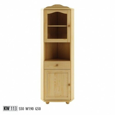 Glasvitrine Eckvitrine Eck Schrank Echtes Holz Massivholz Neu Vitrinen Schränke