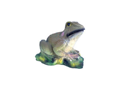 abstrakte Skulptur Frosch Dekoration Figur Kunststoff Deko Statue 25cm Statuen