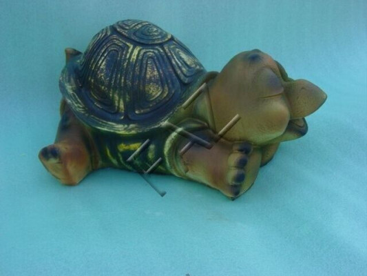 Design Schildkröte Figur Statue Skulptur Figuren Skulpturen Garten Deko Statuen