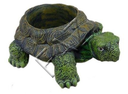 Schildkröte Vase Design Skulptur Figur Statue Statuen Figuren Dekoration Deko