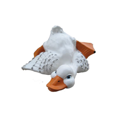 Ente Dekorative Statue Garten Figuren Statuen 30cm Lebensgroß Figur Plastik Neu