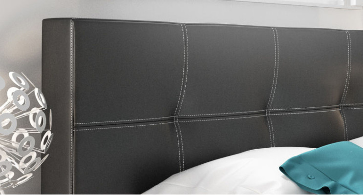 Bettrahmen Design Doppel Hotel Modern Bett Schlafzimmer Betten Weiß Neu