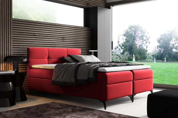 Bett mit Bettkasten 180x200 Boxspringbett Design Doppel Hotel Modern Betten Neu