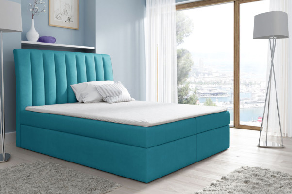 Ehebett Bettgestell Bett Polsterbett Betten Polyester Boxspringbett Doppelbett