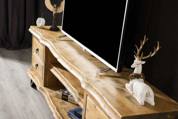 Echtholz Möbel Wohnzimmer Esszimmer Essgarnitur 4 tlg Set Schrank Möbel