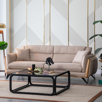Dreisitzer Couch Barock Rokoko Sofa Polster Klassische Couchen Wohnzimmer