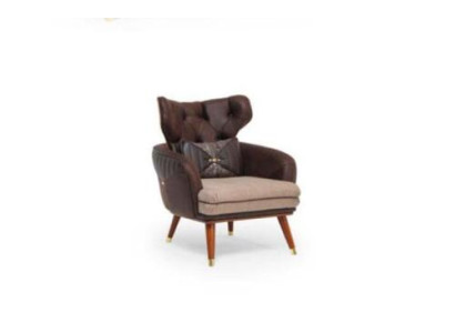 Einsitzer Sofa Couch Sessel Ohrensessel Polster Möbel Fernseh Relax