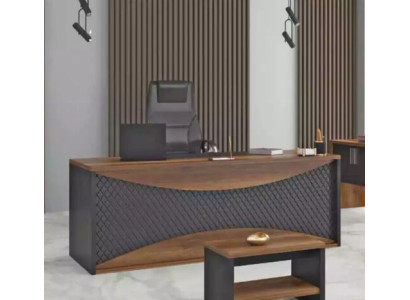Brauner Schreibtisch Tische Büro Tisch Chefschreibtisch 200x90