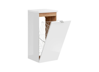 Universelle Hängeschrank Schrank Dekorative Badmöbel mit einem Wäschekorb