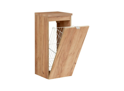 Universelle Hängeschrank Schrank Badmöbel mit einem Wäschekorb