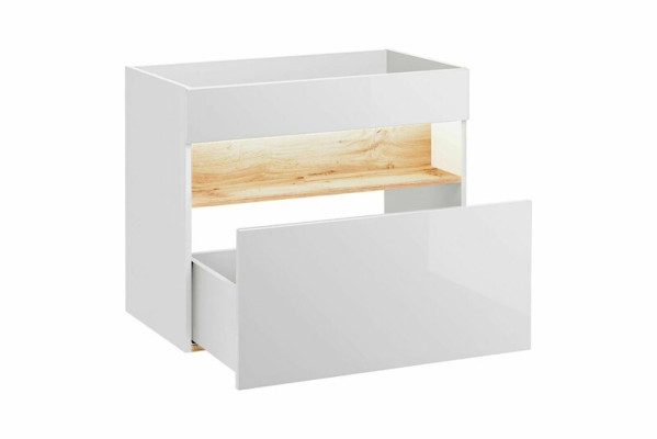 Design Badezimmer Möbel Bad 3 tlg. Set Garnitur Deko Schrank Waschbecken