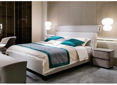 Modernes Doppelbett Bett Schlafzimmer Möbel Bettrahmen Bettgestell Betten