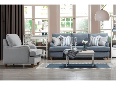 Sofagarnitur 2tlg Wohnzimmer Einrichtung Dreisitzer Sofa Luxus Sessel Neu