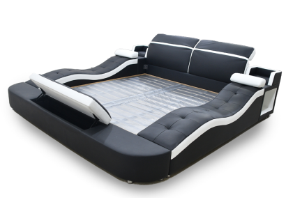 Multifunktion Bett Doppel Betten Hotel big Polster Schlafzimmer Möbel