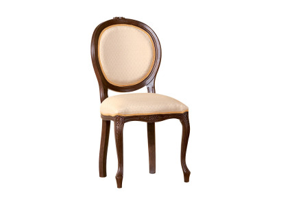 Klassischer Stuhl Stühle Esszimmer Königlicher Barock Holzstuhl Massiv