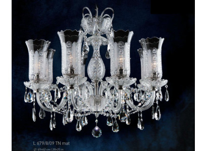 Bohemia Kristall Kronleuchter Lampe Decke Leuchte Lampen Abdeckung