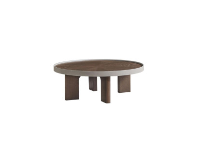 Brauner Wohnzimmer Runder Couchtisch Designer Holztisch Rundtische Neu