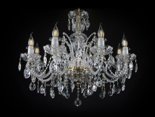 Lampe Hängeleuchte Kronleuchter Lampe Decke Lichter Bohemia Kristall