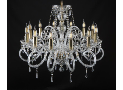 Kristall Kronleuchter Leuchte Lampe Deckenleuchte Bohemia Hängeleuchten