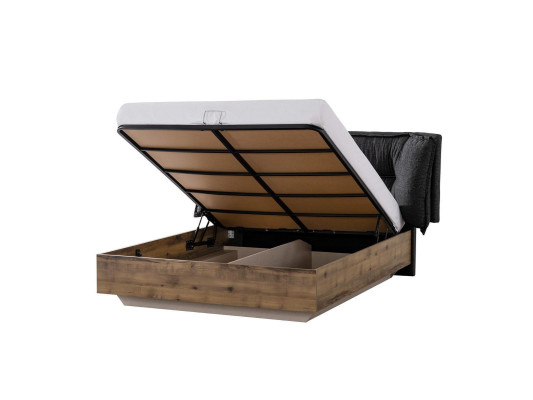 Luxus Schlafzimmer Garnitur Doppelbett Bett Holz Set 7tlg Braun Modern