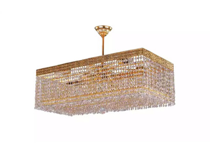 Luxus Lüster Deckenleuchter Kronleuchter Deckenlampe Gold Kristall Lampe