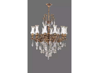 Deckenlampe Deckenleuchter Gold Kronleuchter Lüster Kristall Lampe Lampen