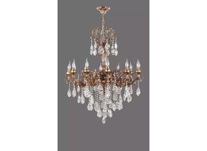 Deckenleuchter Luxus Gold Kronleuchter Deckenlampe Lüster Kristall Lampe