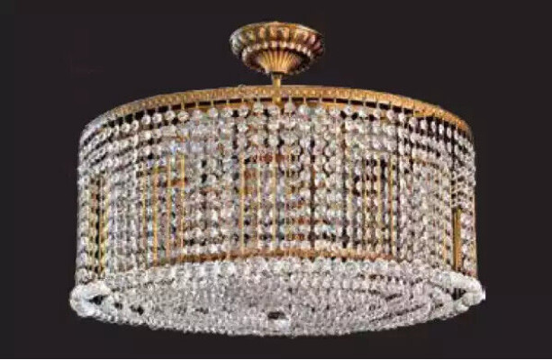 Luster Kronleuchter Deckenlampe Deckenleuchter Gold Luxus Leuchte Lampe