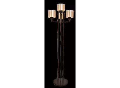 Stehlampe Standlampe Stand Schwarz Leuchten Lampen Lampe Gold Glas