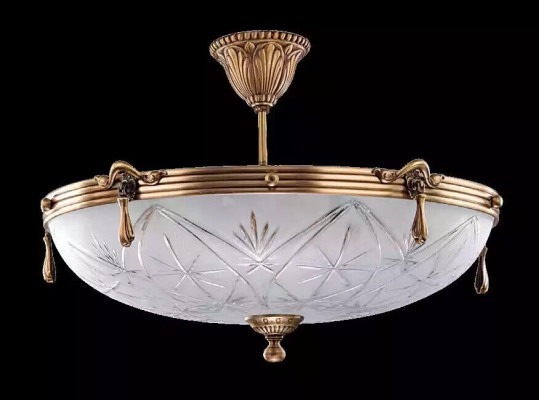 Deckenlampe Lüster Deckenleuchter Grau Lampe Kronleuchter Glas Gold