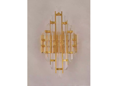 Wandleuchte Design Flur Lampen WohnZimmer Luxus neu gold
