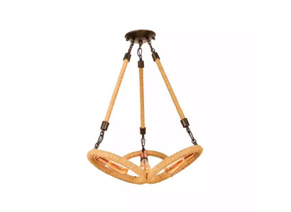 Lampe Deckenleuchter Lüster Kronleuchter Deckenlampe Glas Braun Modern