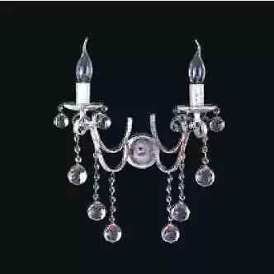 Kristall Wandlampe Lüster Wandleuchten Wandleuchte Wand Lampen Silber