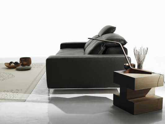 Modern Sofa 2 Sitz Luxus Leder Sofas Zweisitzer Wohnzimmer Design Prianera Couch