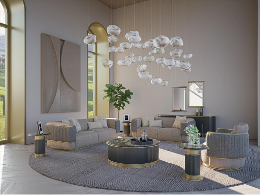 Komplett 3tlg Polstersofa Dreisitzer Modern Sessel Wohnzimmer Zweisitzer Couch