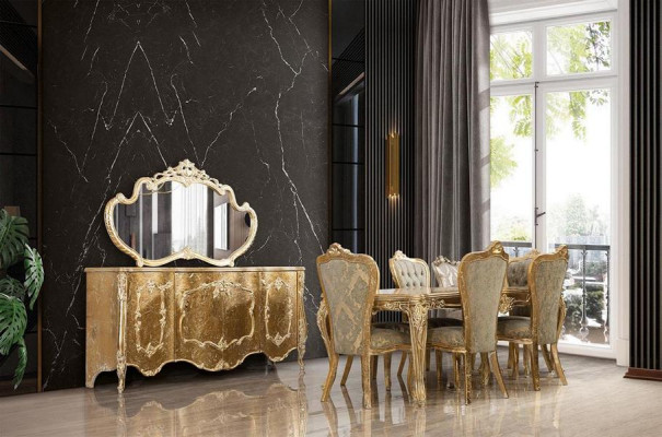 Esszimmer Esstisch 6x Stühle Tisch Luxus Tische Klassische Ess Gruppe Set 7tlg.