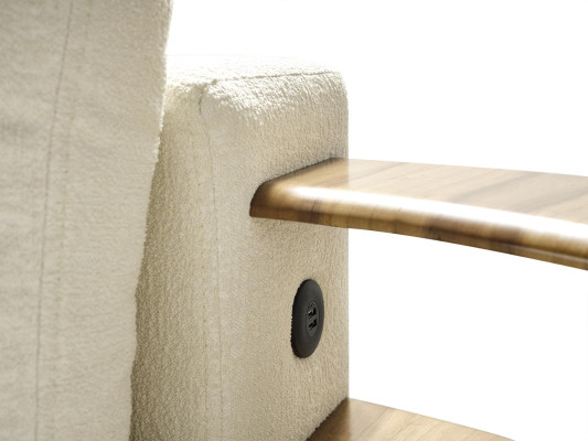 Weißes Modernes Ecksofa L-Form Couch Luxus Polstersofa Wohnzimmermöbel