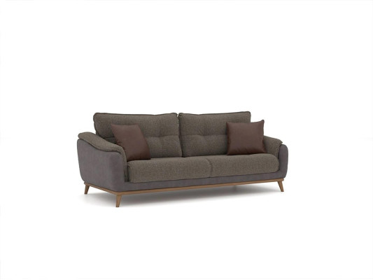 Sofagarnitur 3tlg Sessel Modern 2x Sofa Couch Dreisitzer Polstermöbel Wohnzimmer