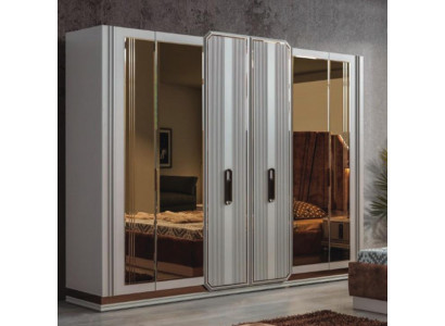 Weißer Schlafzimmer Kleiderschrank Glasschrank Holzschrank Moderne Möbel