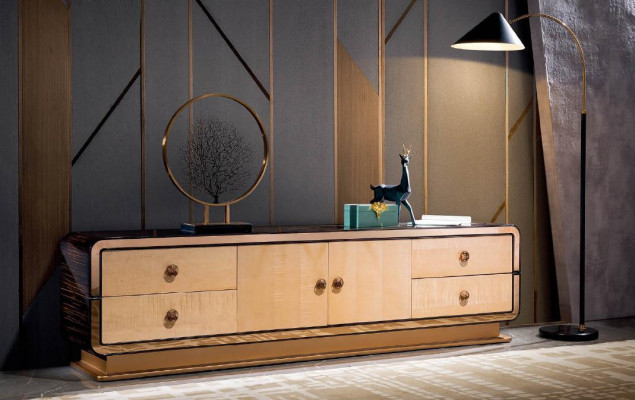 Design Kommode Schrank Sideboard Modern Stil Wohnzimmer Kommoden