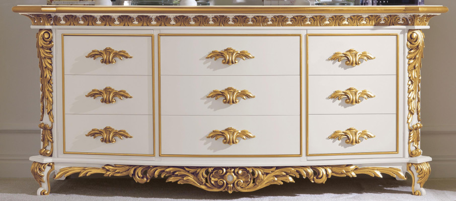 Kommode Wohnzimmer Kommoden Schubladen Holz Sideboard Schrank Schränke Massiv