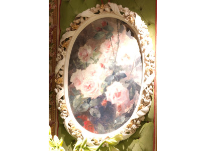 Luxus Spiegel Barock Rokoko Wandspiegel Italienische Möbel Spieglein Echtholz