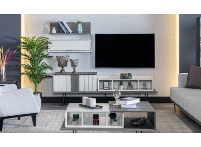 Wohnwand Schrank rtv sideboard Regal Wohnwände Wohnzimmer Anbauwand