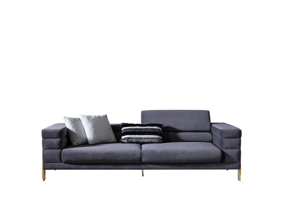 Sofagarnitur 3+1 Sitzer Set Design Polster Couchen Moderne neu Blau
