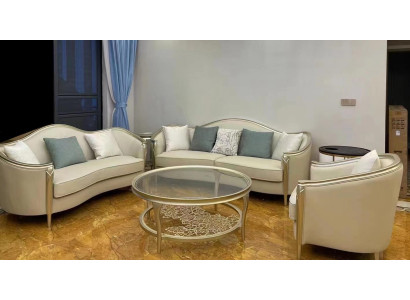 Sofagarnitur 3+2+1 Sitzer + Couchtisch Sitzpolster Garnituren Sofa