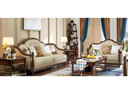 Klassische Design Sofagarnitur 3+2 Sitzer Garnitur Sofa 2 tlg Set