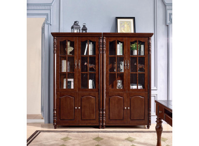 Bücherregal Vitrine Vitrinenschrank Regal Holz Schrank Bücherschrank