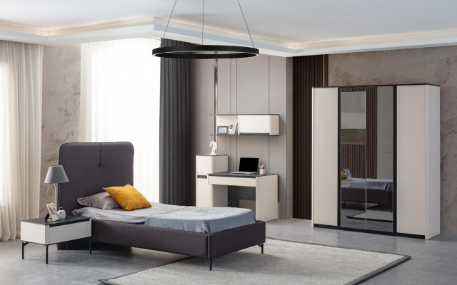  Komplette Kinderzimmer Möbel Bett Nachttisch Schreibtisch Kleiderschrank