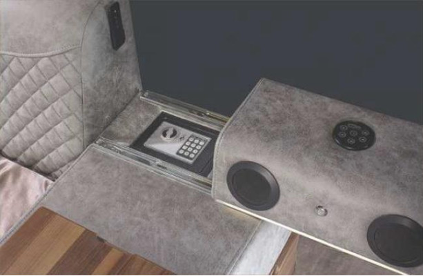 Multifunktions Bett Regal Schrank USB Ladestation Lift TV 180x200